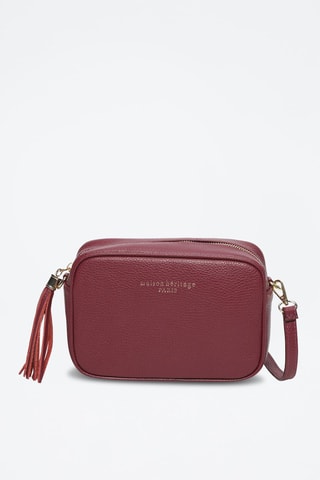 Sac bandoulière en cuir Gaby - Violet