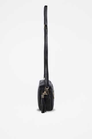 Sac bandoulière en cuir Gaby - Noir