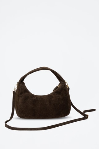 Sac à main en nubuck Gisor Suede - Marron