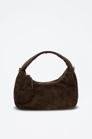 Sac à main en nubuck Gisor Suede - Marron