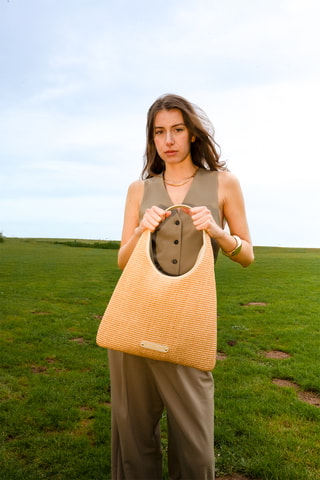 Sac porté épaule Mald - Beige