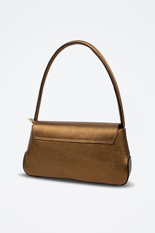 Sac porté épaule en cuir Hebe - Marron