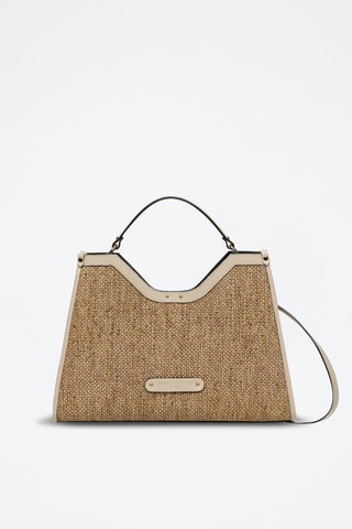 Sac porté épaule Cassis - Beige