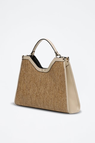 Sac porté épaule Cassis - Beige
