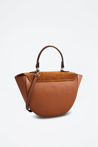 Sac bandoulière en cuir Votti - Camel