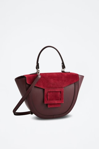 Sac à main en cuir Votti - Bordeaux