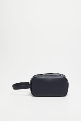 Sac à main en cuir Trou - Bleu marine