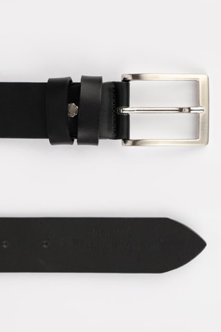 Ceinture en cuir Giulo - 110 cm - Noir