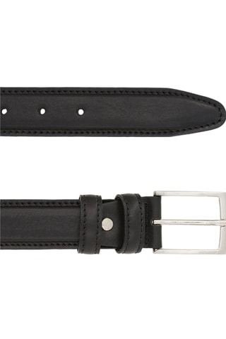 Ceinture en cuir Mini Mario - 120 cm - Noir