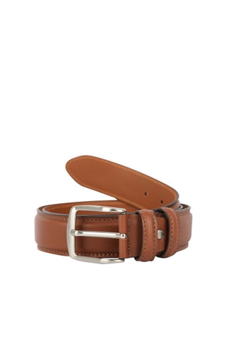 Ceinture en cuir Mario - 110 cm - Camel