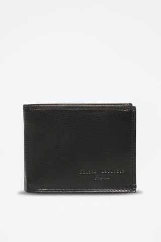 Portefeuille en cuir Henry - Noir