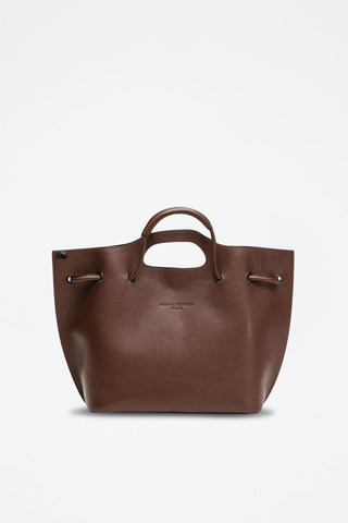 Sac à main en cuir Prun - Marron