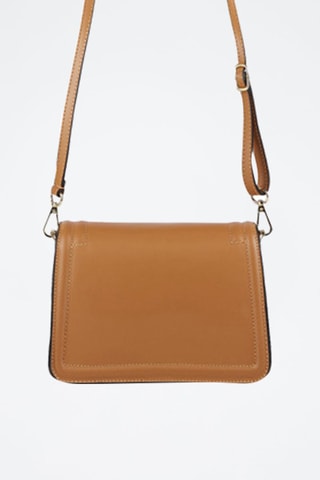 Sac bandoulière en cuir Core - Camel