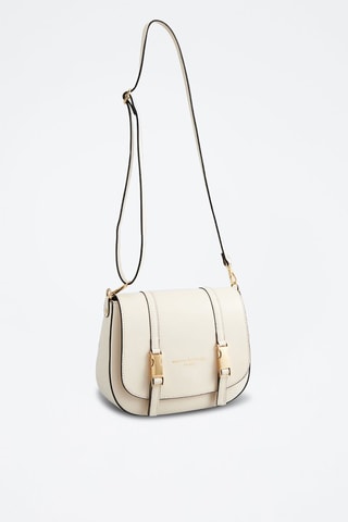 Besace en cuir Tex - Beige