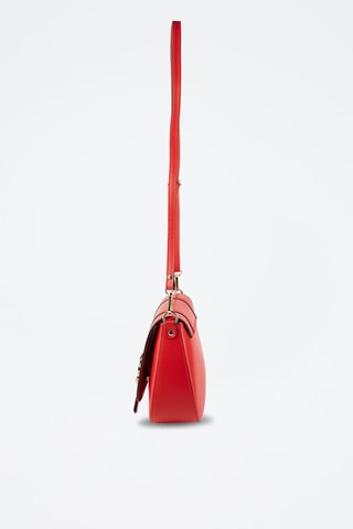 Sac bandoulière en cuir Tex - Rouge