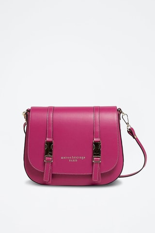 Sac bandoulière en cuir Tex - Violet