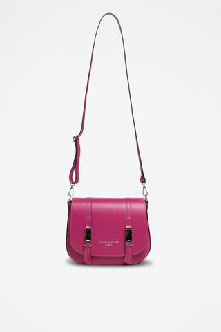 Sac bandoulière en cuir Tex - Violet
