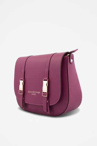 Sac bandoulière en cuir Tex - Violet