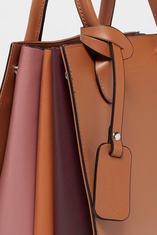 Sac à main en cuir Trip - Marron