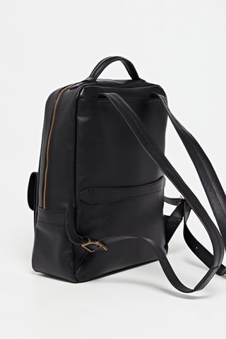 Sac à dos en cuir Gabo - Noir