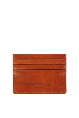 Porte-cartes en cuir Robin - Marron