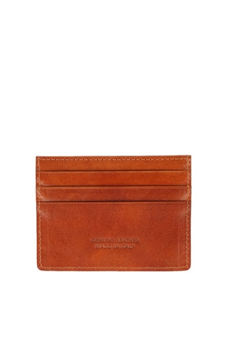 Porte-cartes en cuir Robin - Marron
