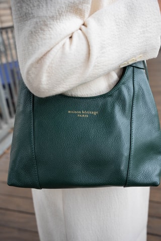Sac bandoulière en cuir Ale - Vert