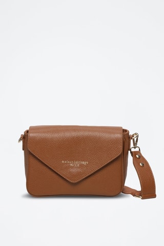 Sac bandoulière en cuir Mariam - Camel