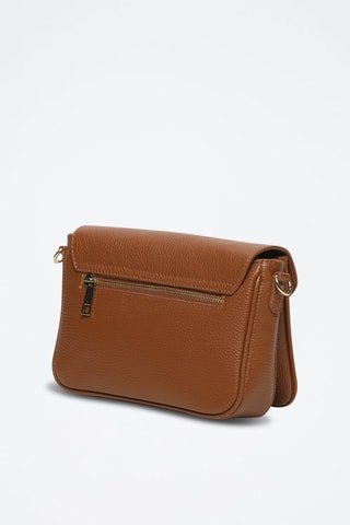 Sac bandoulière en cuir Mariam - Camel