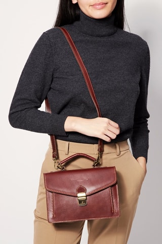 Porte-documents en cuir Marcelus - Marron