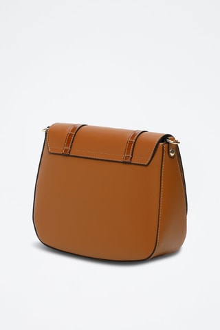 Sac bandoulière en cuir Nash - Camel