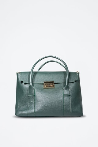 Cabas en cuir Elara - Vert