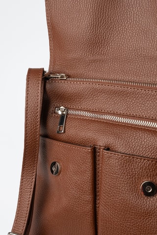 Sac bandoulière en cuir Franz - Marron