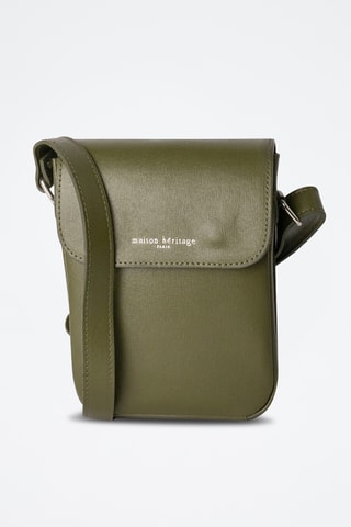 Sac bandoulière en cuir Emir - Vert
