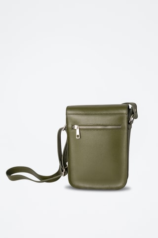 Sac bandoulière en cuir Emir - Vert