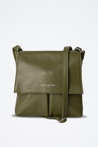 Sac bandoulière en cuir Franz - Vert