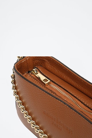 Sac porté épaule en cuir Pika - Camel