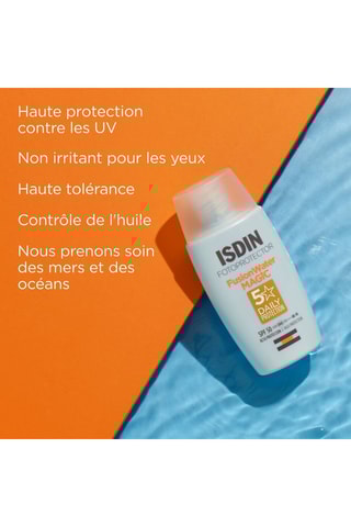 Crème solaire visage Fusion Water Magic SPF 50 - 50 ml