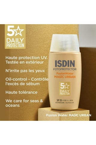 Crème solaire visage Fusion Water Magic Urban SPF 30 - 50 ml