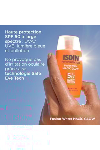Crème solaire visage Fusion Water Magic Glow SPF 50 - 50 ml