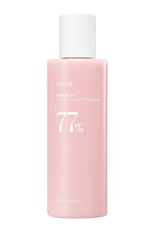 Leite nutritivo de rosto de niacinamida 77% Pêssego - Peles secas e sensíveis - 150 ml