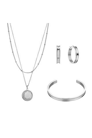 Set Livia- Zilverkleurig