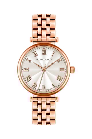 Stalen Quartz Horloge met Diamant Victoria