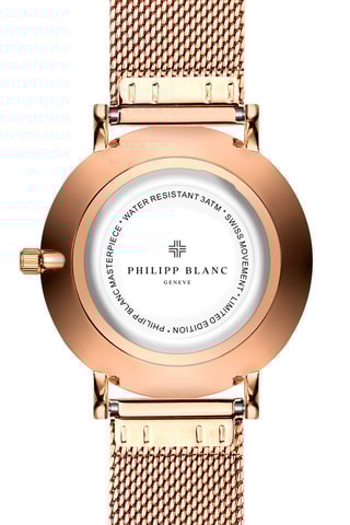 Stalen Quartz Horloge Roségoudkleurig