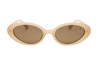 Gepolariseerde zonnebril voor dames Chic- categorie 3 - Beige en bruin