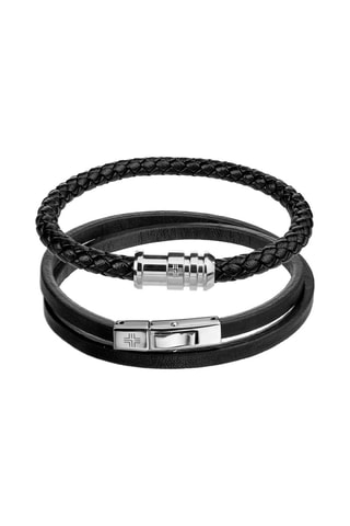 2 Armbanden Leer