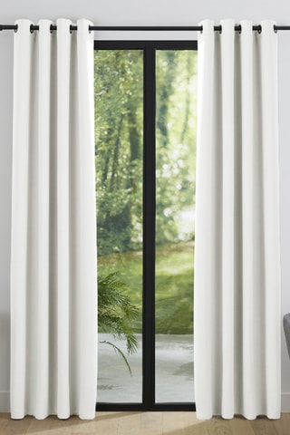 Rideau occultant - Blanc - 140 x 260 cm