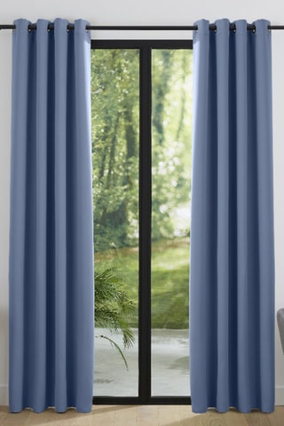 Rideau occultant - Bleu - 140 x 260 cm