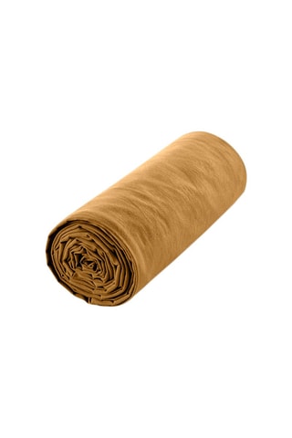 Drap-housse en coton 57 fils/cm² - Miel