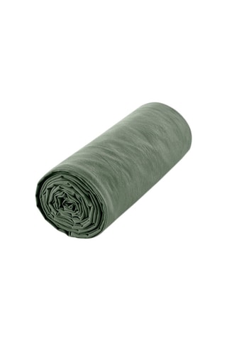 Drap-housse en coton 57 fils/cm² - Vert